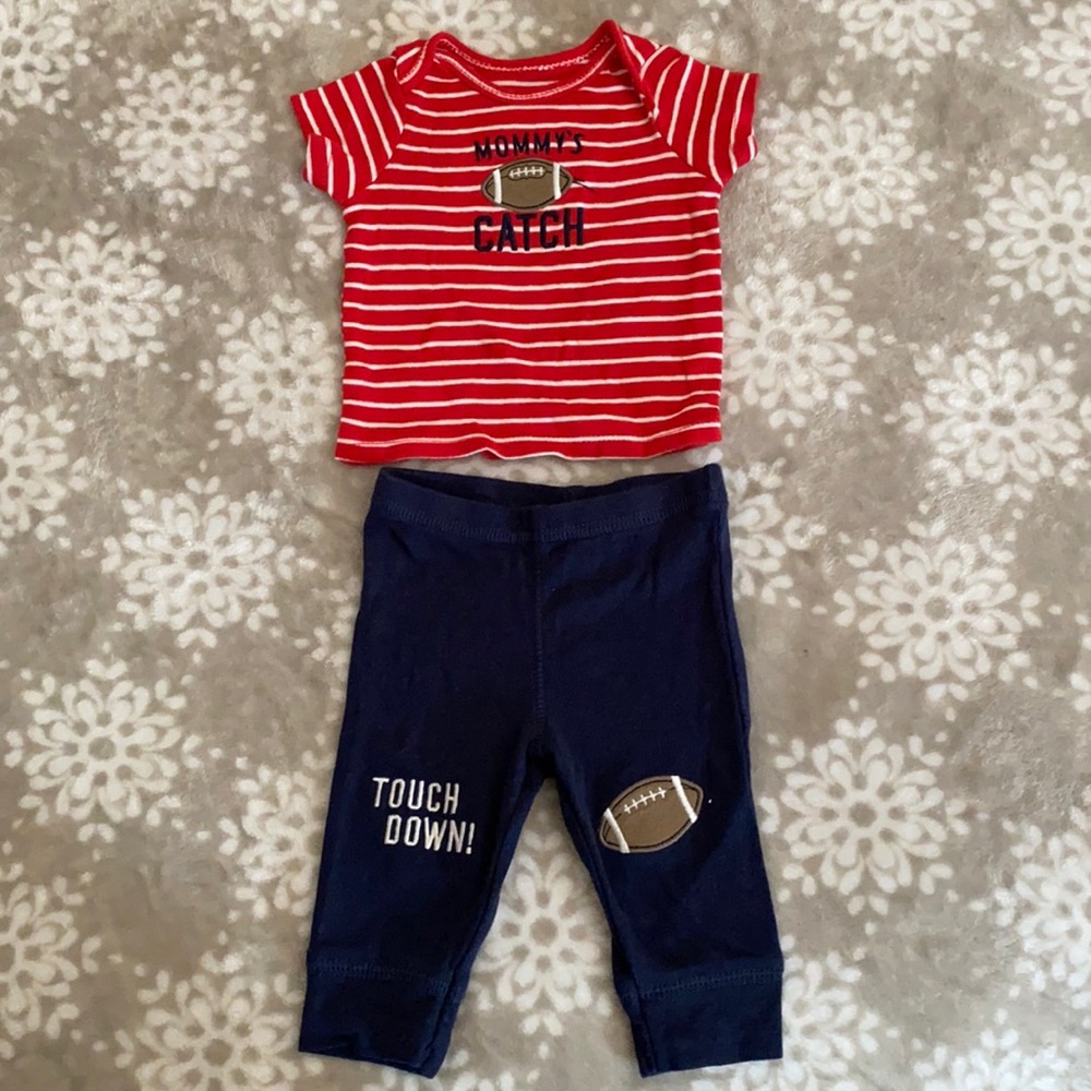 Carter’s baby boy Matching set size New Born